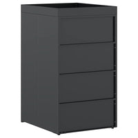 Deposito per bidone con tetto da fioriera per bidone singolo da 240L 42018677