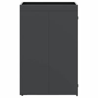 Deposito per bidone con tetto da fioriera per bidone singolo da 240L 42018677