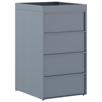 Deposito per bidone con tetto da fioriera per bidone singolo da 240L 42018679