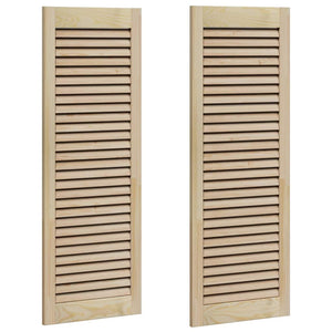 vidaXL Porte per Armadi con porta 2 pcs Marrone 110 x 39.5 x 2.1 cm