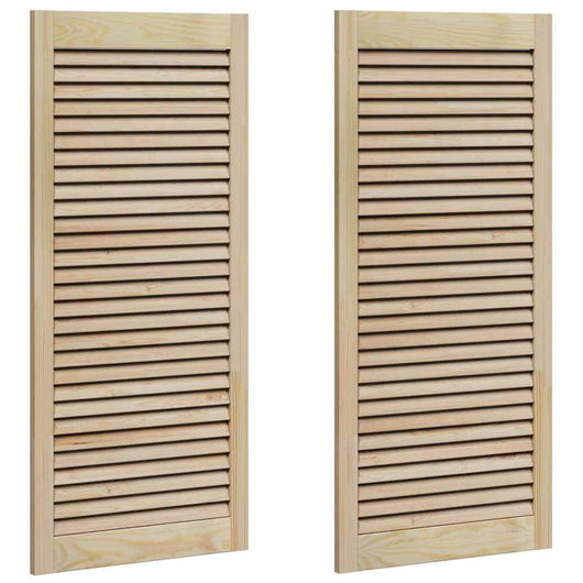 Porta per Armadio 2 pcs Naturale 140.5 x 2.1 x 49.5 cm 42019257