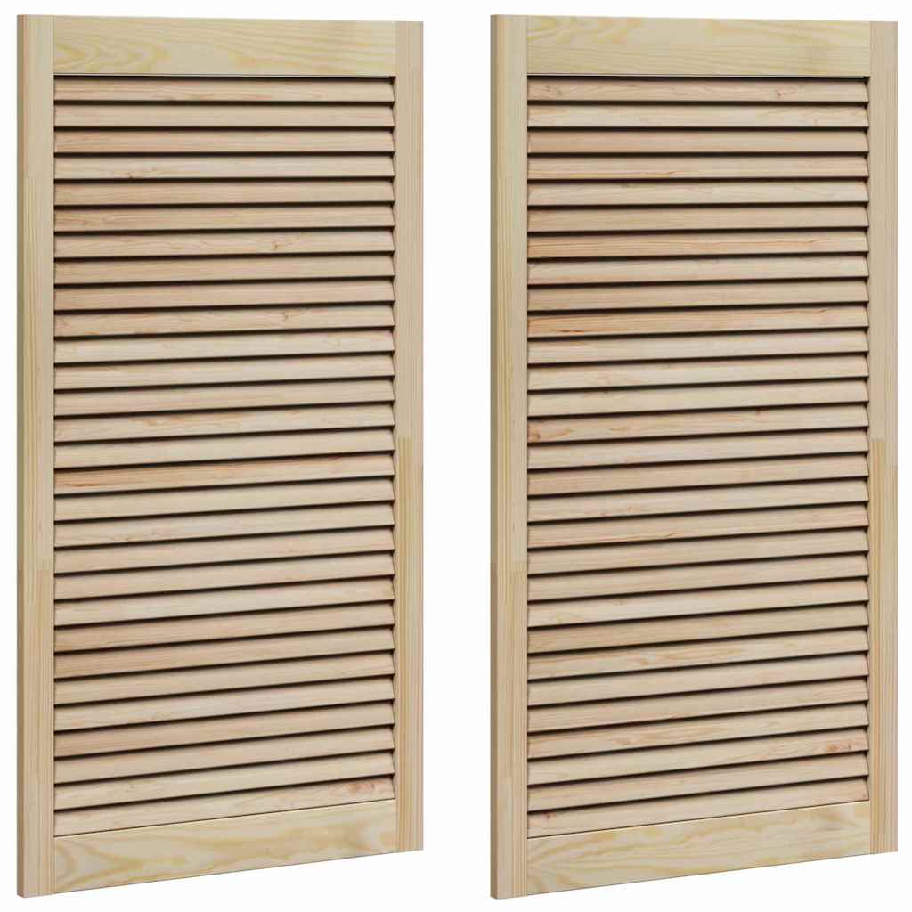 Porta per Armadio 2 pcs Naturale 140.5 x 2.1 x 49.5 cm 42019259