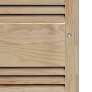 vidaXL Porte per Armadi Altro 2 pcs Marrone 140.5 x 39.5 x 2.1 cm