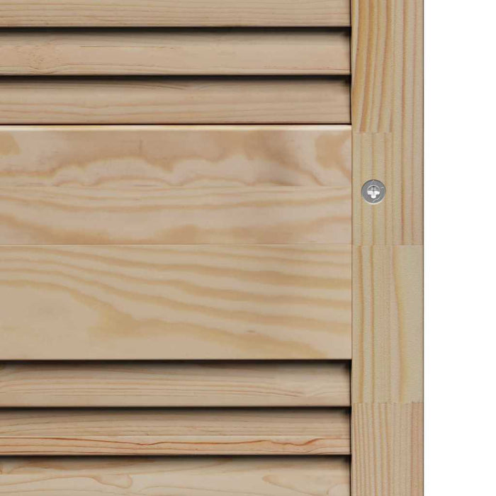 vidaXL Porte per Armadi Altro 2 pcs Marrone 140.5 x 39.5 x 2.1 cm