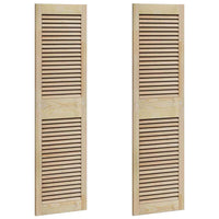 vidaXL Porte per Armadi Altro 2 pcs Marrone 140.5 x 39.5 x 2.1 cm