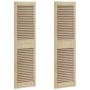 Porta per Armadio 2 pcs Naturale 140.5 x 2.1 x 49.5 cm 42019261