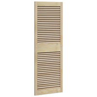 vidaXL Porte per Armadi Altro 2 pcs Marrone 140.5 x 49.5 x 2.1 cm