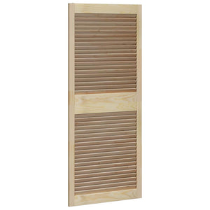 vidaXL Porte per Armadi Altro 2 pcs Marrone 140.5 x 59.5 x 2.1 cm