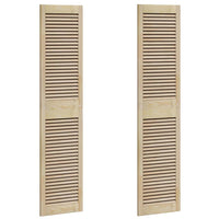 vidaXL Porte per Armadi Altro 2 pcs Marrone 170 x 39.5 x 2.1 cm