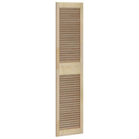 vidaXL Porte per Armadi Altro 2 pcs Marrone 170 x 39.5 x 2.1 cm