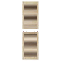vidaXL Porte per Armadi Altro 2 pcs Marrone 170 x 49.5 x 2.1 cm