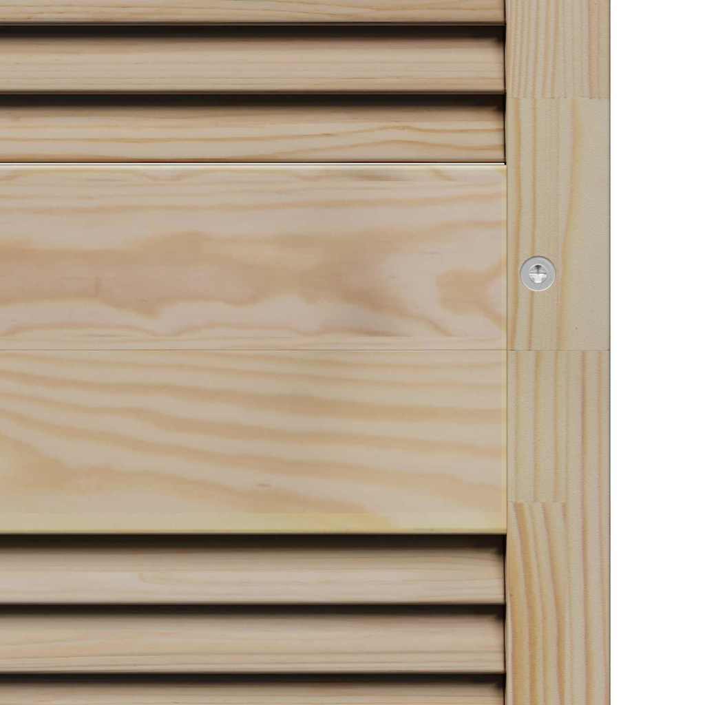 vidaXL Porte per Armadi Altro 2 pcs Marrone 170 x 49.5 x 2.1 cm