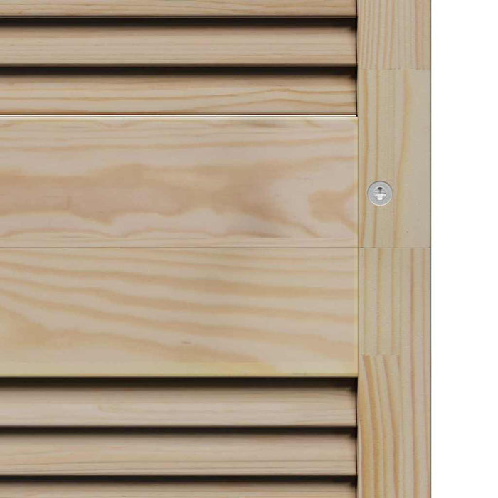 vidaXL Porte per Armadi Altro 2 pcs Marrone 170 x 49.5 x 2.1 cm