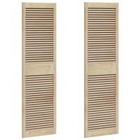 Porta per Armadio 2 pcs Naturale 140.5 x 2.1 x 49.5 cm 42019269