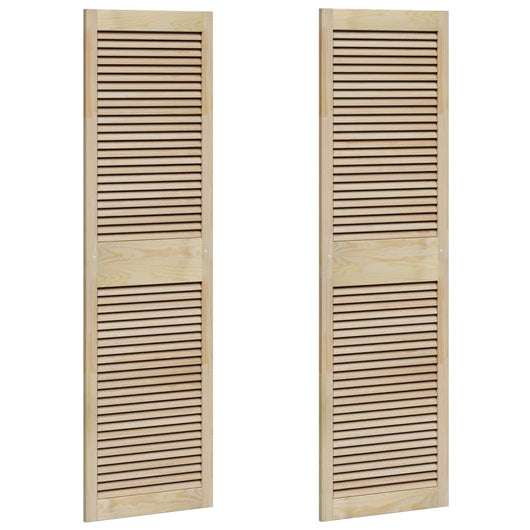 Porta per Armadio 2 pcs Naturale 140.5 x 2.1 x 49.5 cm 42019269