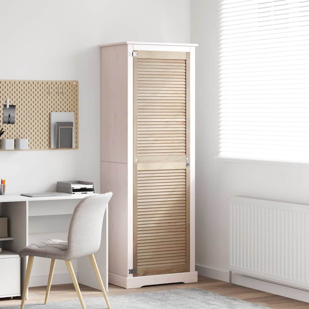 vidaXL Porta per Armadio Altro con porta Marrone 201 x 59.5 x 2.1 cm