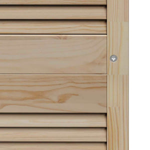 vidaXL Porte per Armadi Altro 2 pcs Marrone 201 x 59.5 x 2.1 cm