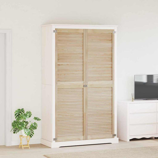 vidaXL Porte per Armadi Altro 2 pcs Marrone 201 x 59.5 x 2.1 cm