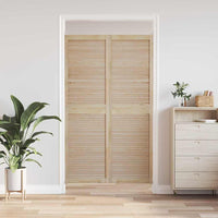 vidaXL Porte per Armadi Altro 2 pcs Marrone 201 x 59.5 x 2.1 cm