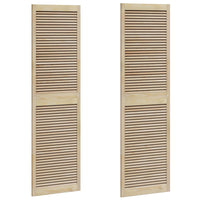 Porta per Armadio 2 pcs Naturale 140.5 x 2.1 x 49.5 cm 42019277