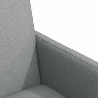 Sedie da pranzo 2 pcs Grigio chiaro 57 x 66 x 94 cm Tessuto 42017807