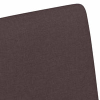 Sedie da pranzo 2 pcs Marrone scuro 57 x 66 x 94 cm Tessuto 42017811