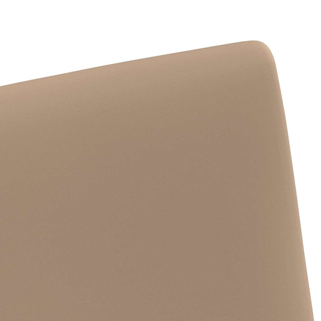 Sedie da pranzo con ruote 2 pcs Cappuccino 57 x 66 x 94 cm 42017822