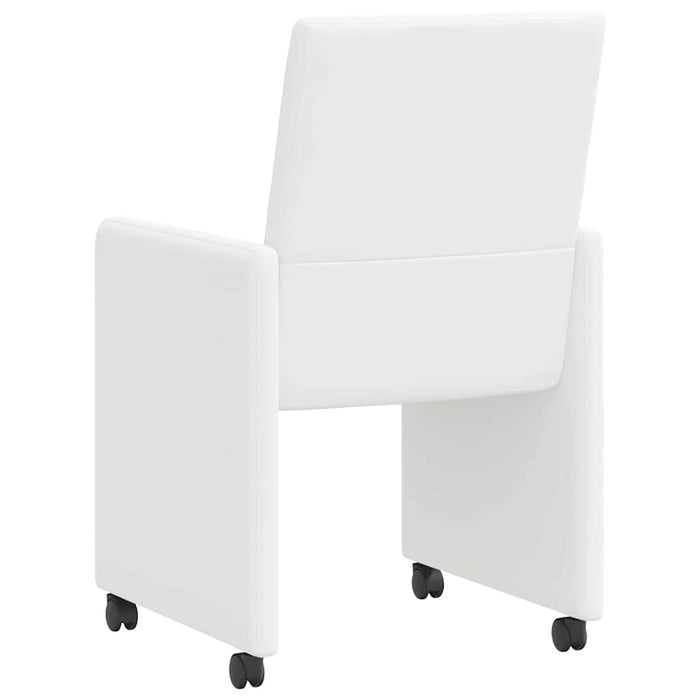 Sedie da pranzo 2 pcs Bianco 57 x 66 x 94 cm Pelle sintetica 42017824