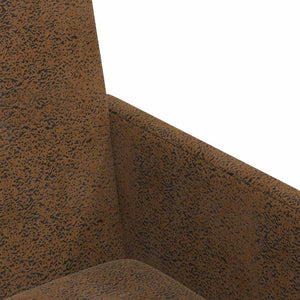 Sedie da pranzo con ruote 2 pcs Marrone 57 x 66 x 94 cm 42017825