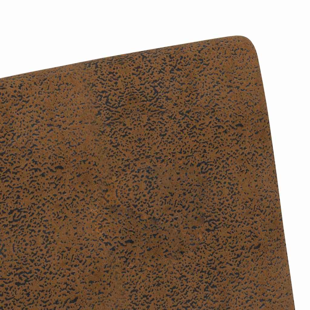 Sedie da pranzo con ruote 2 pcs Marrone 57 x 66 x 94 cm 42017825