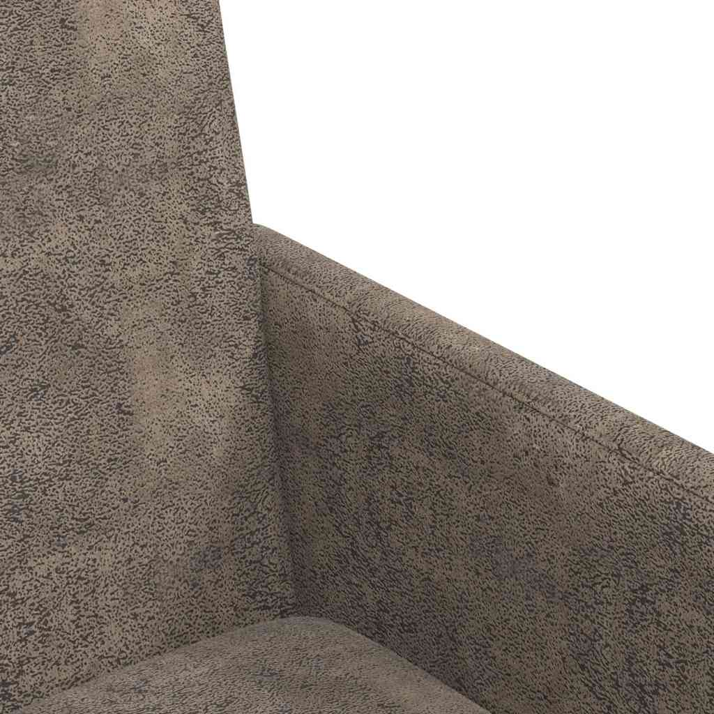 Sedie da pranzo con ruote 2 pcs Grigio scuro 57 x 66 x 94 cm 42017827