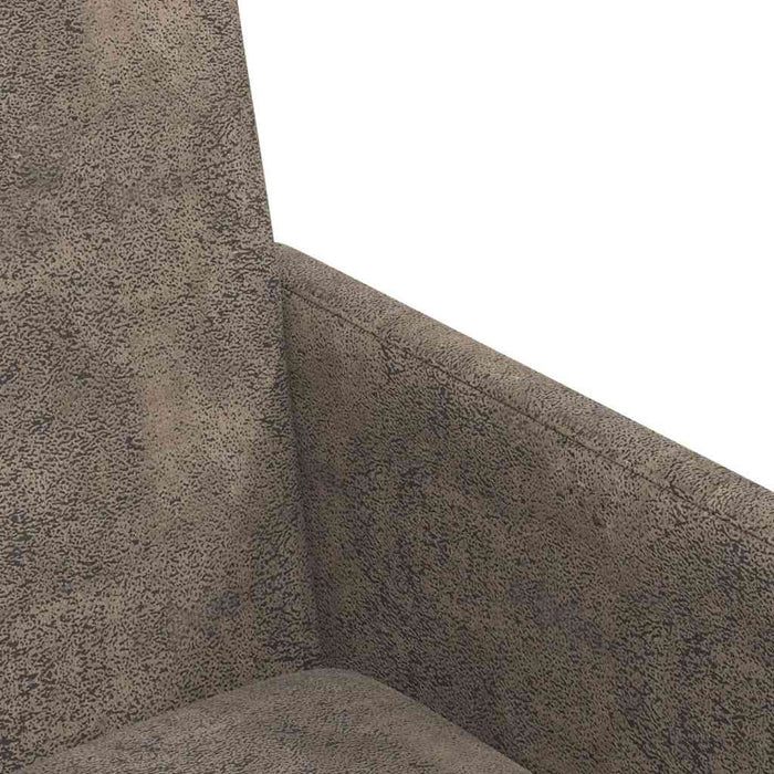 Sedie da pranzo con ruote 2 pcs Grigio scuro 57 x 66 x 94 cm 42017827