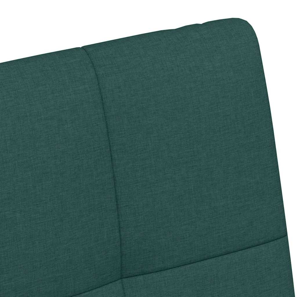 Sedie da pranzo 2 pcs Verde scuro 58 x 65 x 94 cm Tessuto 42017834