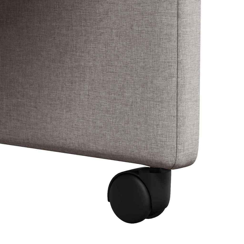 Sedie da pranzo con ruote 2 pcs Talpa 58 x 65 x 94 cm Tessuto 42017835