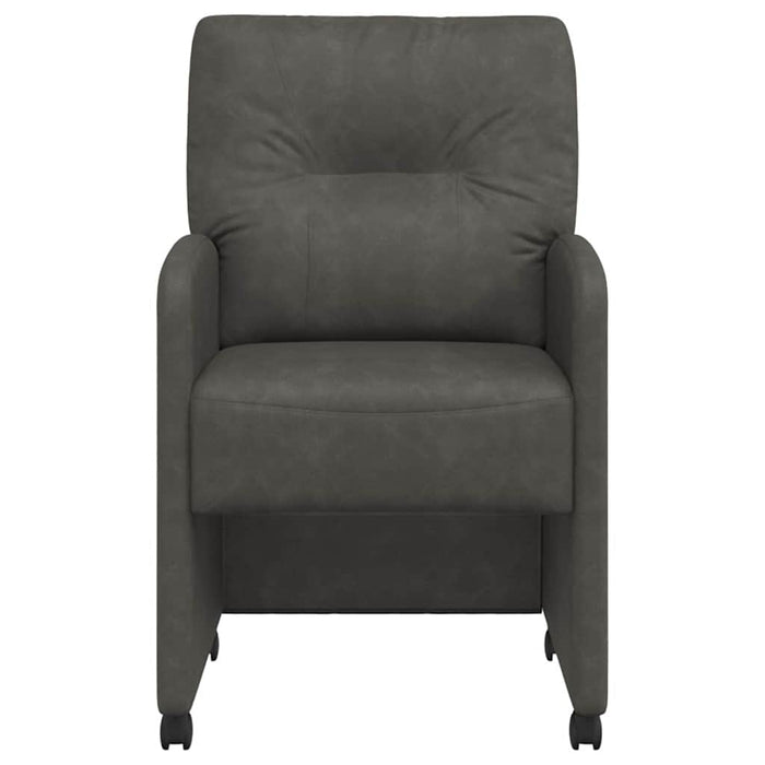 Sedie da pranzo 2 pcs Nero 57 x 67 x 95 cm Pelle sintetica 42017839