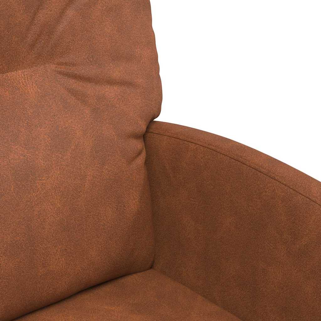 Sedie da pranzo 2 pcs Marrone 57 x 67 x 95 cm Pelle sintetica 42017840