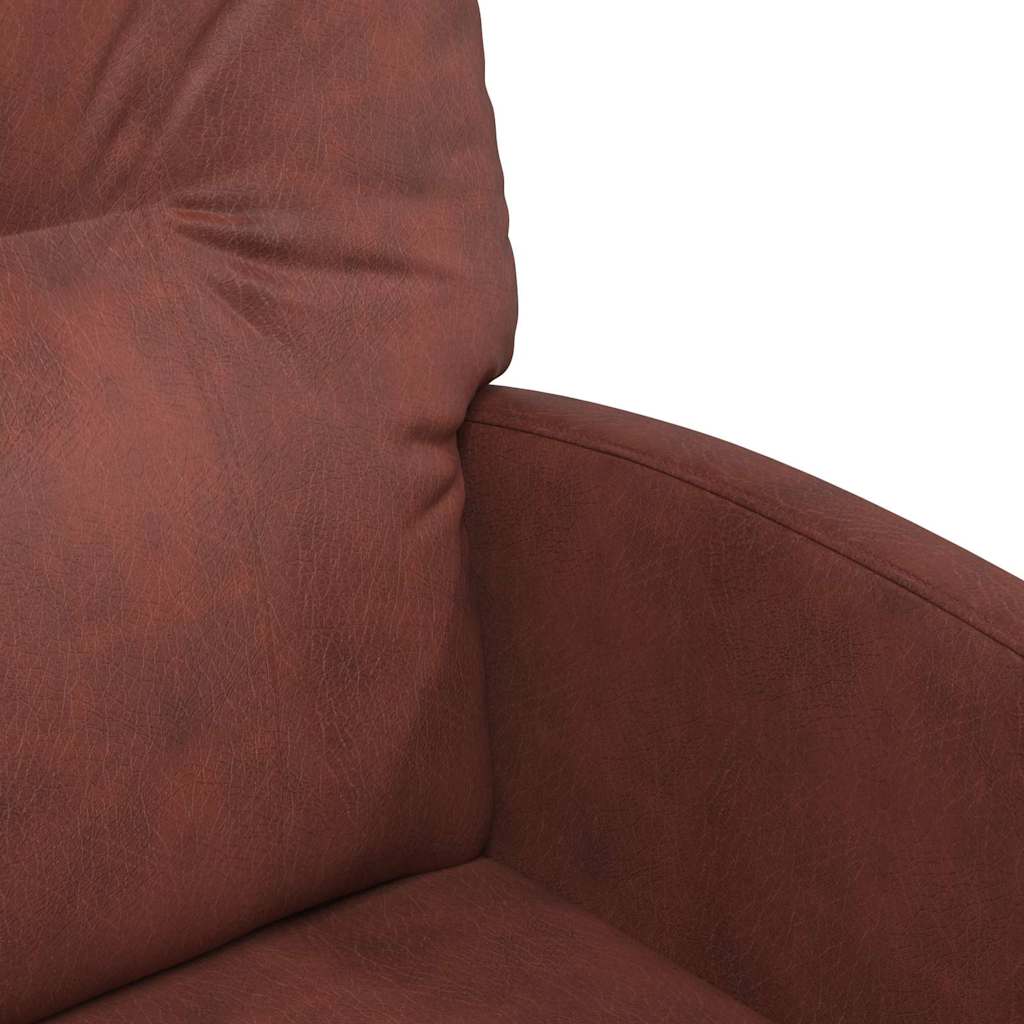 Sedie da pranzo con ruote 2 pcs Marrone lucido 57 x 67 x 95 cm 42017842