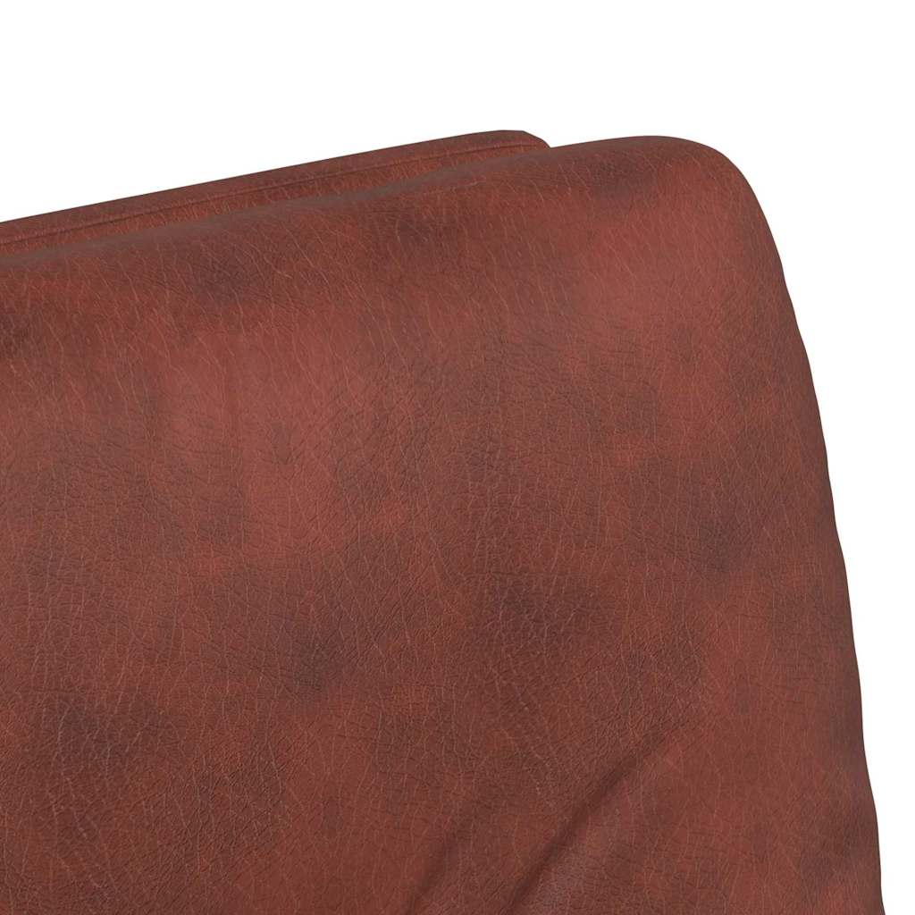 Sedie da pranzo con ruote 2 pcs Marrone lucido 57 x 67 x 95 cm 42017842