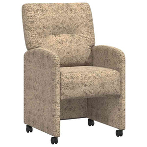 Sedie da pranzo con ruote 2 pcs Grigio chiaro 57 x 67 x 95 cm 42017844