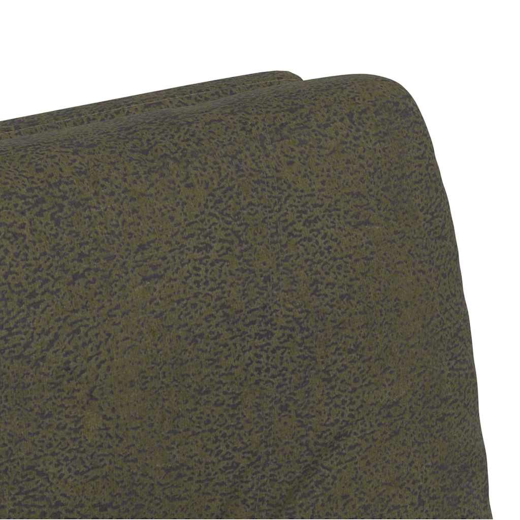 Sedie da pranzo con ruote 2 pcs Verde militare 57 x 67 x 95 cm 42017846