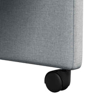 Sedie da pranzo 2 pcs Grigio chiaro 57 x 67 x 95 cm Tessuto 42017847