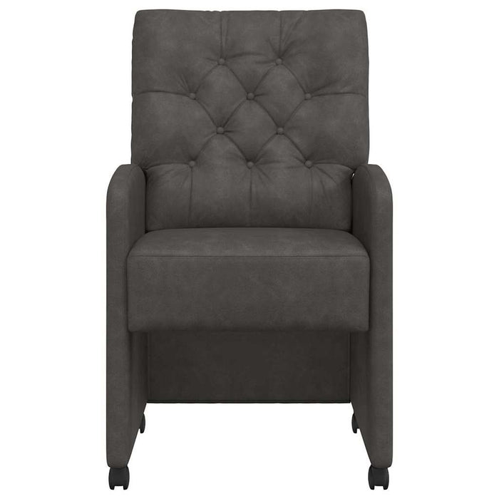 Sedie da pranzo 2 pcs Nero 58 x 67 x 97 cm Pelle sintetica 42017857