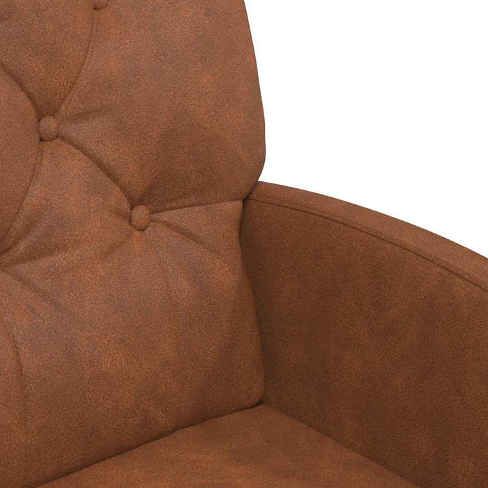 Sedie da pranzo 2 pcs Marrone 58 x 67 x 97 cm Pelle sintetica 42017858