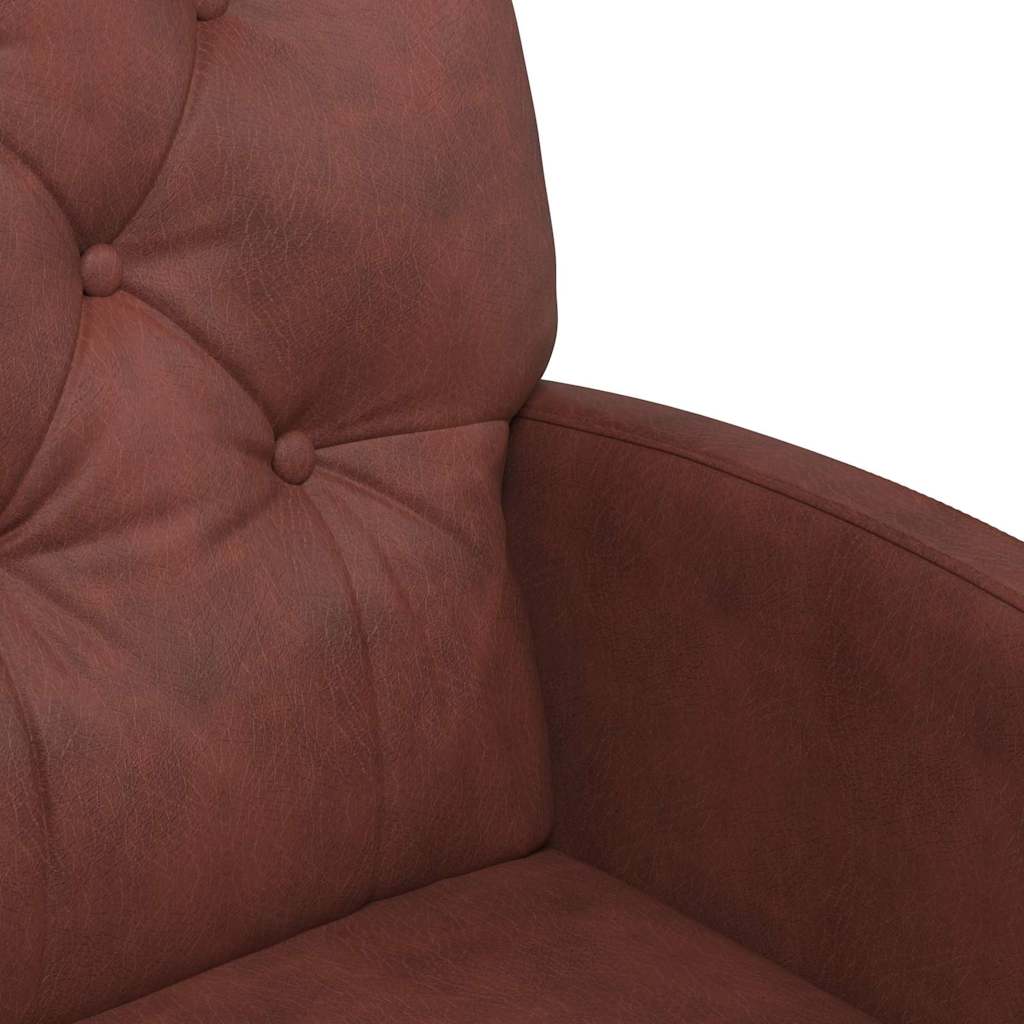 Sedie da pranzo con ruote 2 pcs Marrone lucido 58 x 67 x 97 cm 42017860