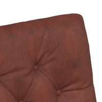 Sedie da pranzo con ruote 2 pcs Marrone lucido 58 x 67 x 97 cm 42017860