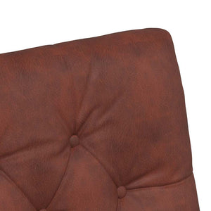 Sedie da pranzo con ruote 2 pcs Marrone lucido 58 x 67 x 97 cm 42017860