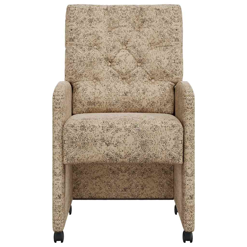 Sedie da pranzo con ruote 2 pcs Grigio chiaro 58 x 67 x 97 cm 42017862