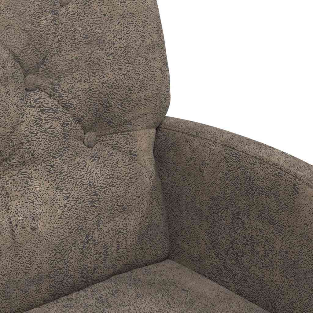 Sedie da pranzo con ruote 2 pcs Grigio scuro 58 x 67 x 97 cm 42017863