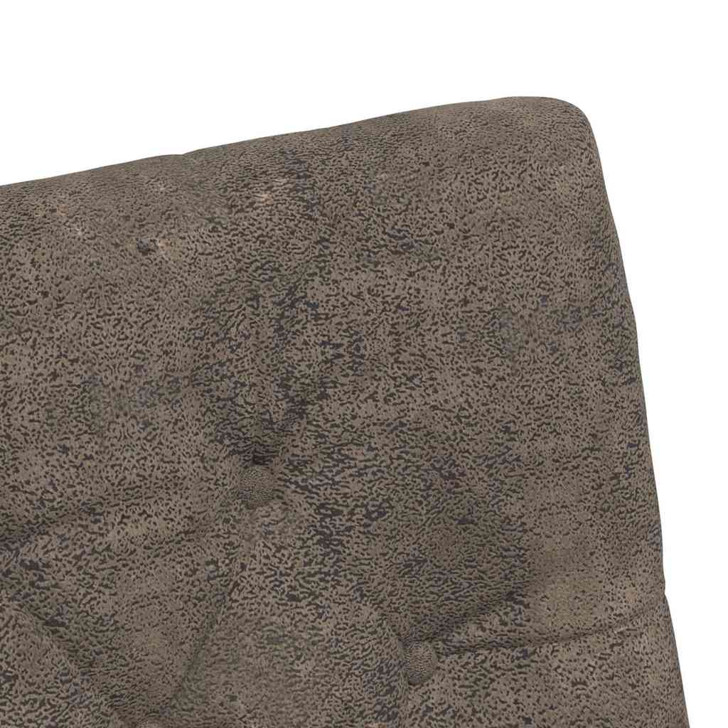 Sedie da pranzo con ruote 2 pcs Grigio scuro 58 x 67 x 97 cm 42017863