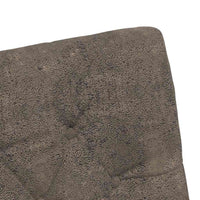 Sedie da pranzo con ruote 2 pcs Grigio scuro 58 x 67 x 97 cm 42017863